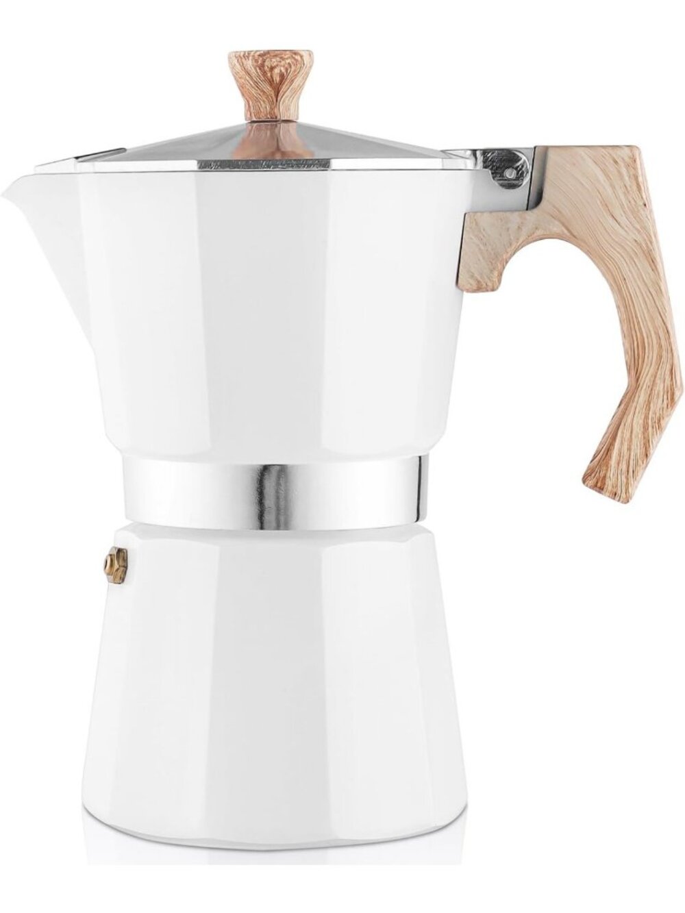 Stovetop Espresso Maker - 6 Cup Aluminum Moka Pot for Cuban & Italian Coffee